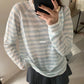 HERS> 條紋防曬衫 20534#