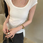 Hers - 大U領瘦瘦T    80481#