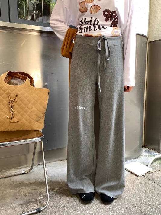 HERS> 簡約中古感慵懶休閒褲  92210#
