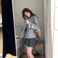 HERS> 毛呢百褶裙 10473#