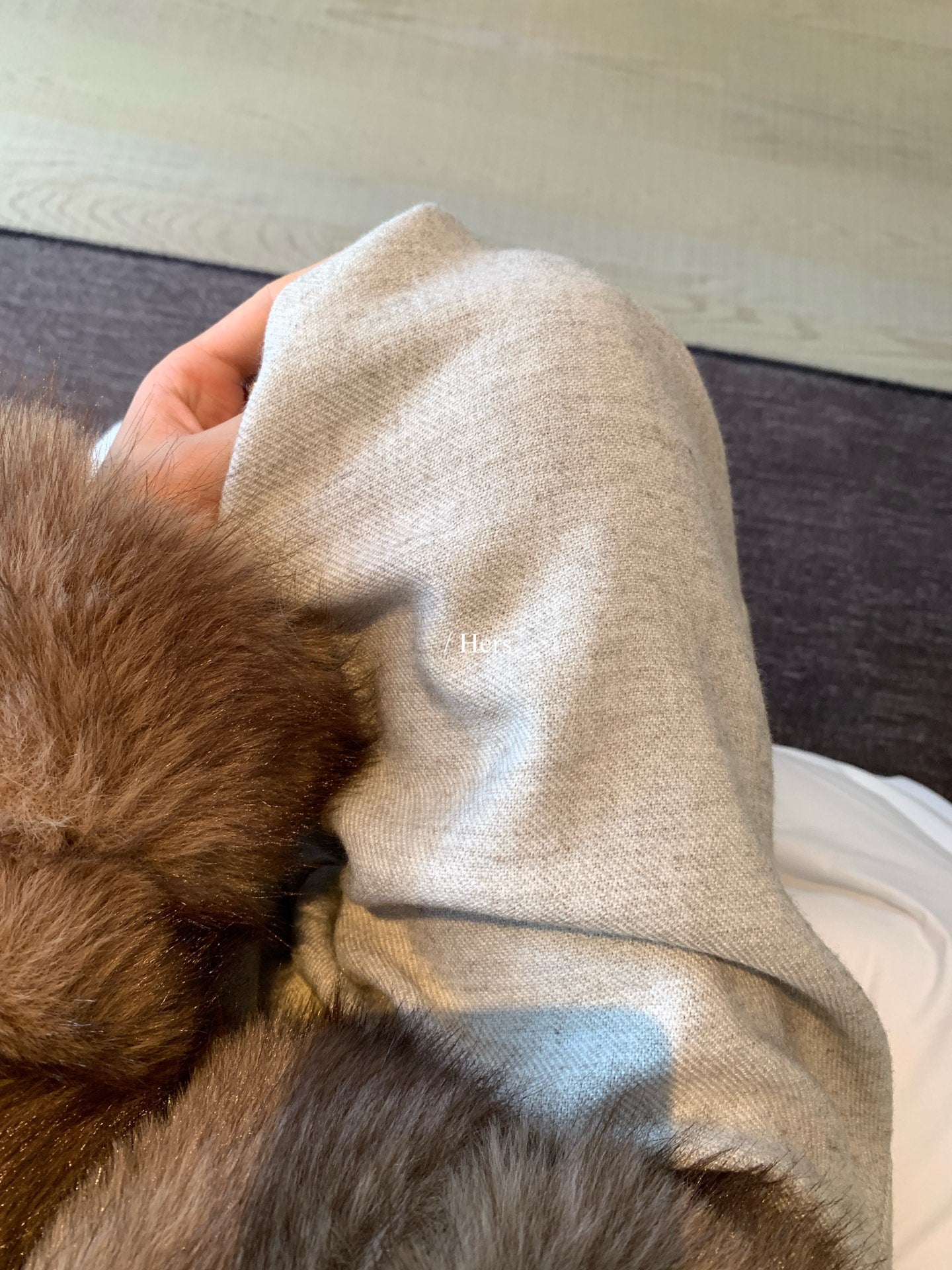 Hers - 壓褶闊腿西褲 92569#