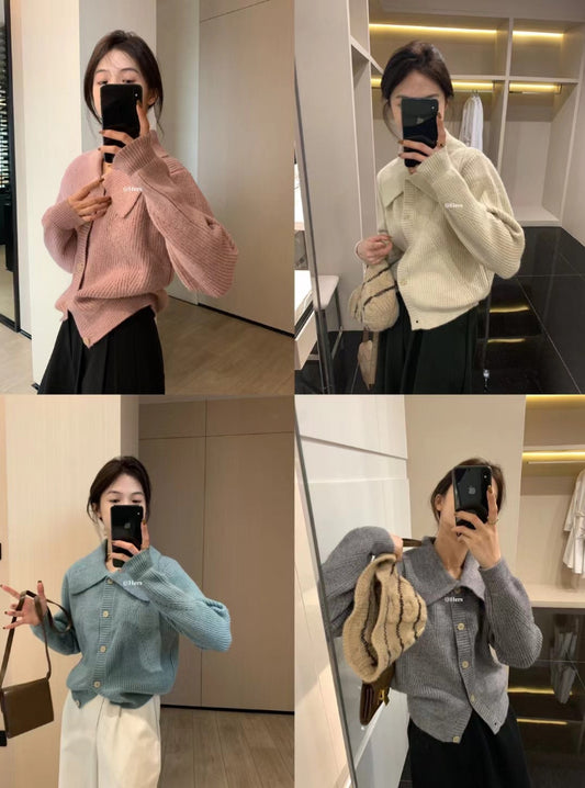 HERS>小翻領毛衣 8164#