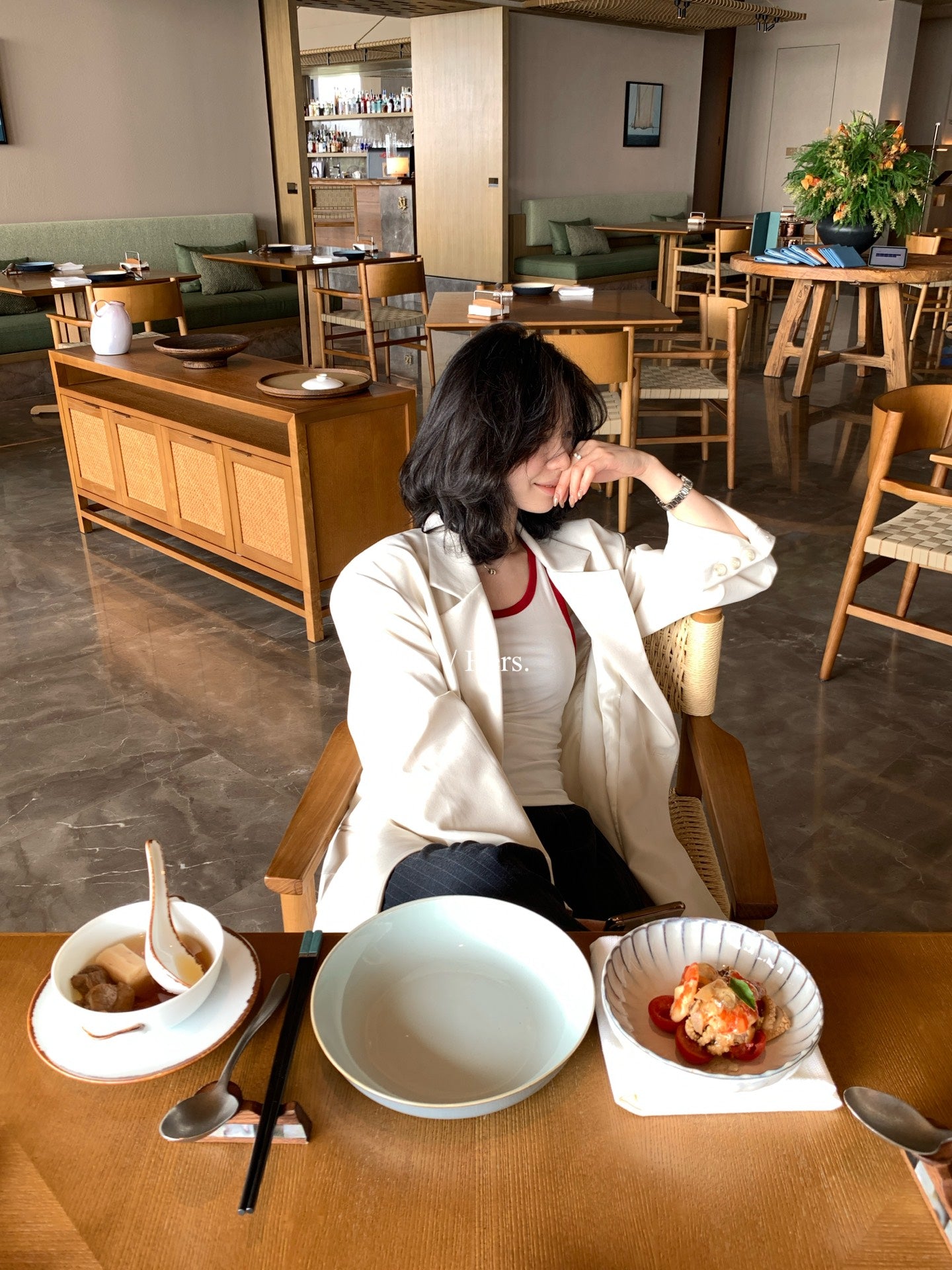 Hers -  氣質廓版西裝外套    80259#