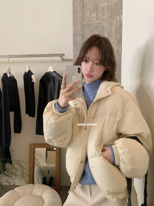i miss - 百搭連帽羽絨服 31121#