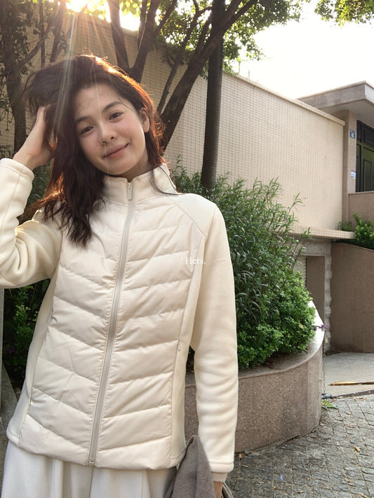 Hers - 黑科技鎖溫白鴨絨外套  92524#