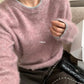 HERS> 領口撞色輕毛衣 10287#