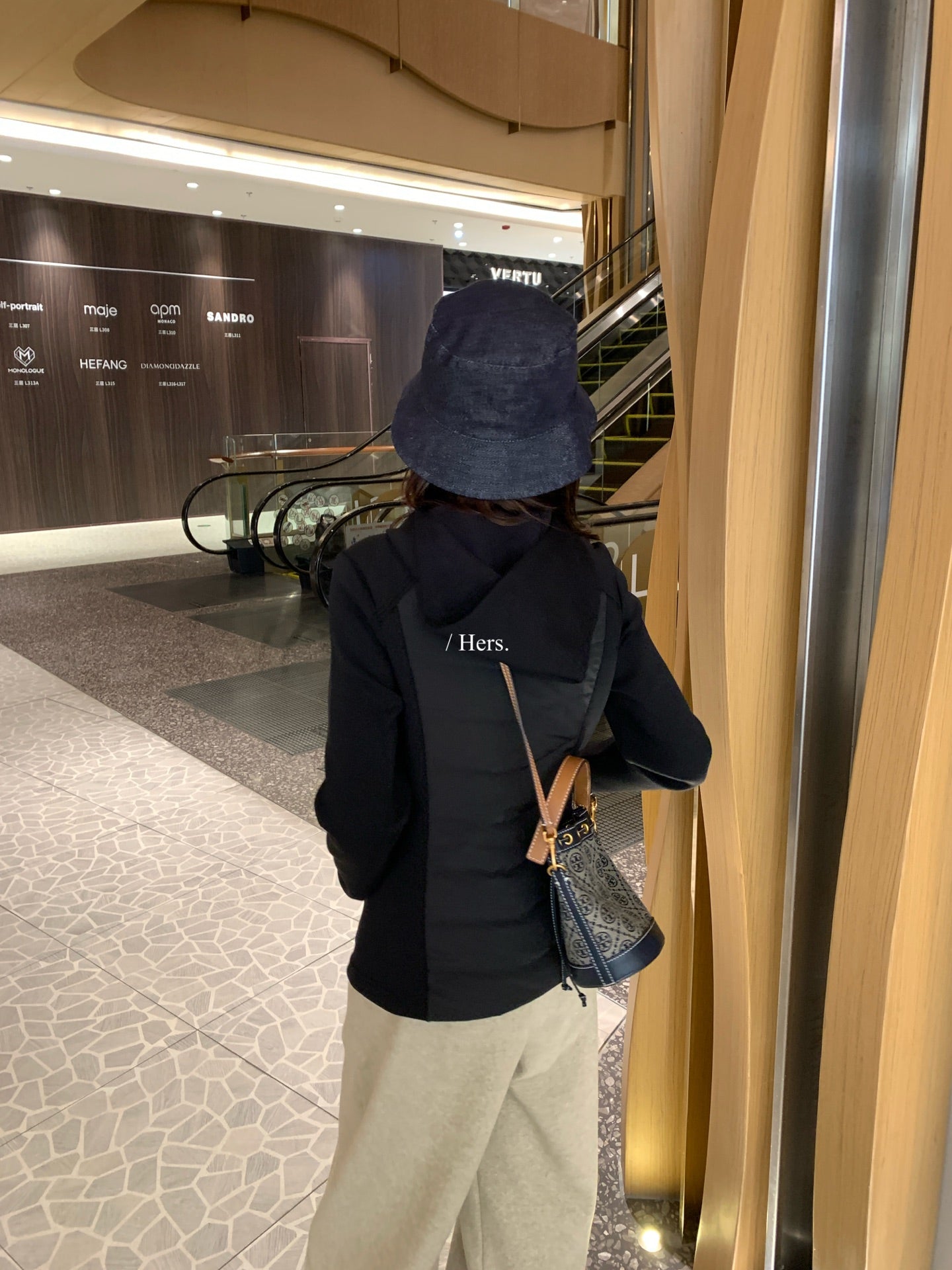 HERS - 小蠻腰蒙口空氣棉羽絨服 92577#