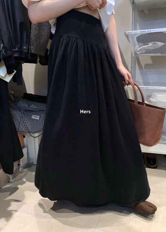 Metwo -  收腹羊絨傘裙(附皮帶) 2100#