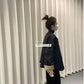METWO> 顯瘦後開衩絲絨半裙 2102#
