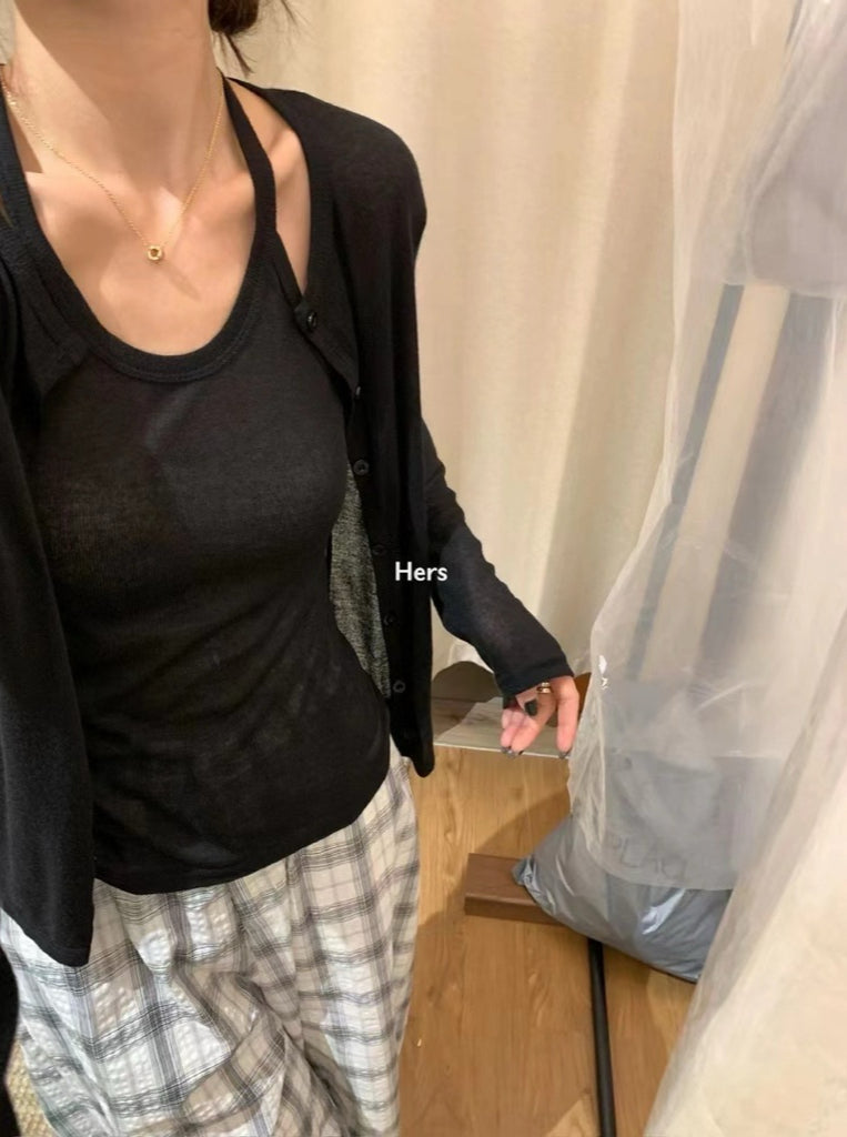 HERS> 防曬罩衫背心2件套21092#