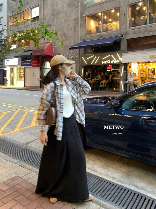 METWO> 早秋格子襯衫 2009#