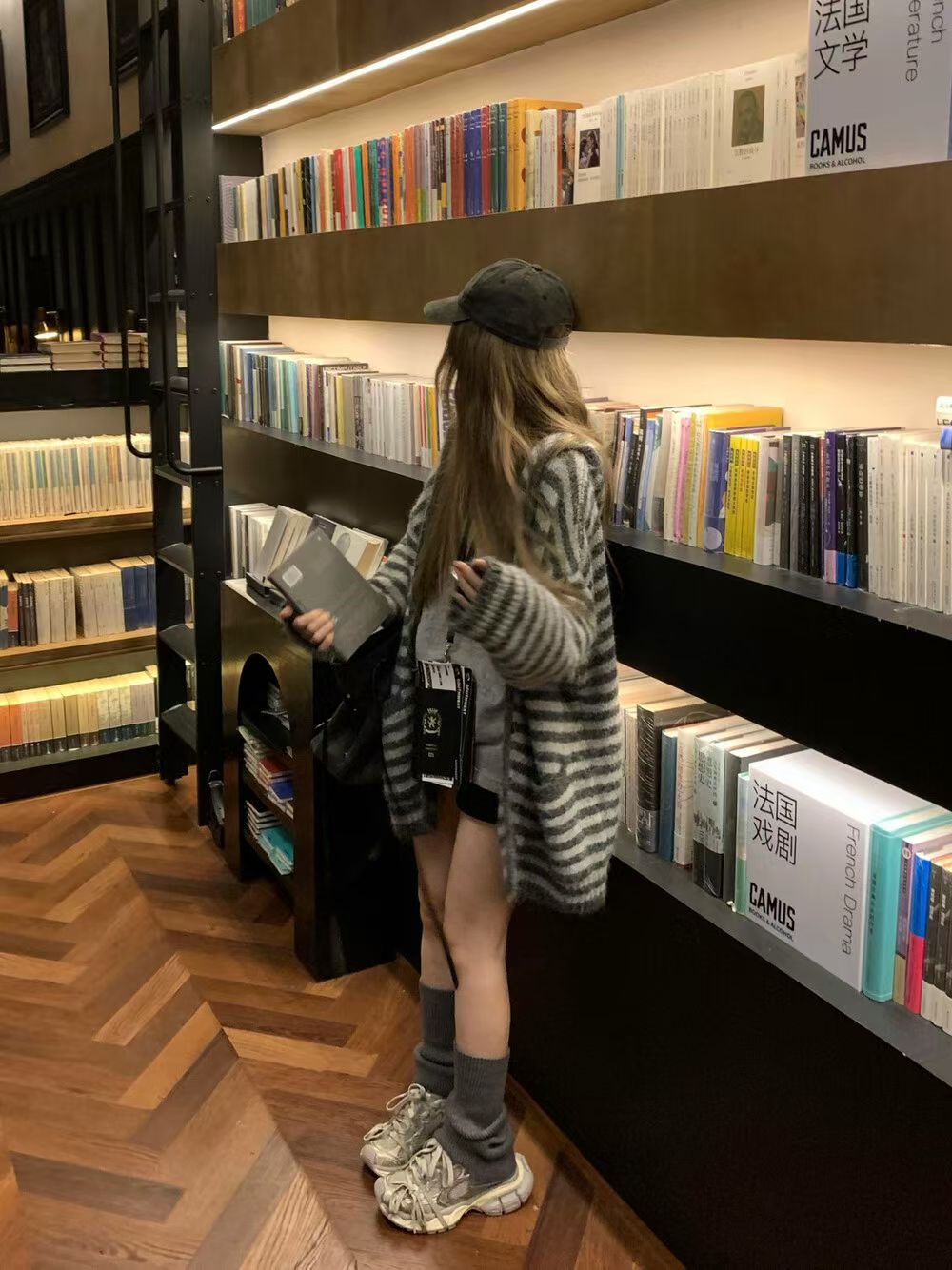 YJNENE - 慵懶毛衣外套  951#