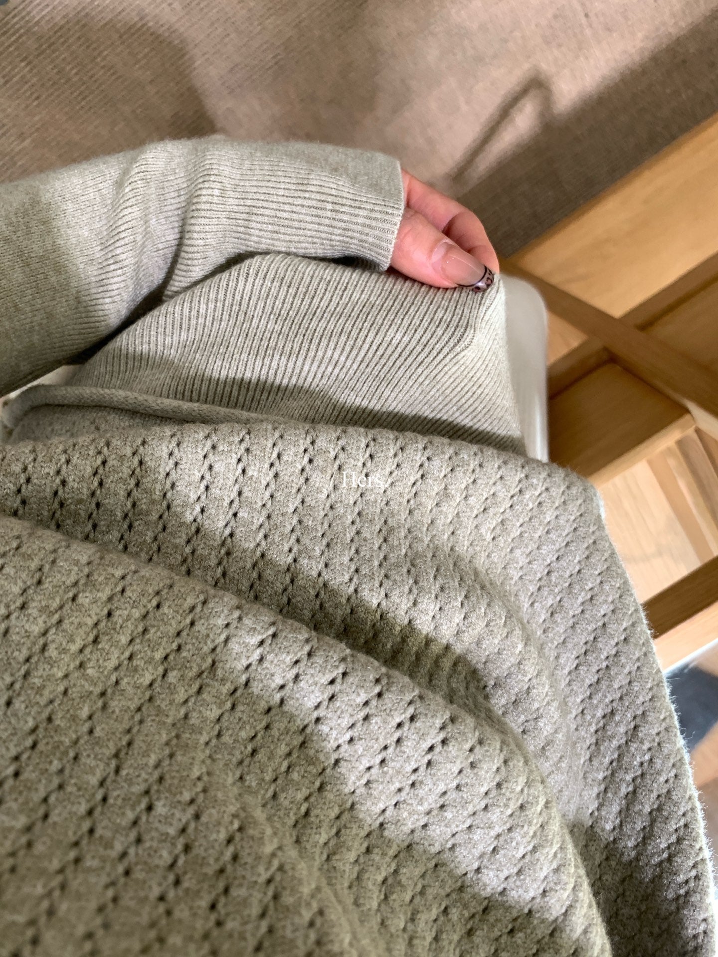 Hers - 兩件套軟糯針織毛衣   92828#