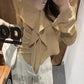 NENE - 荷葉邊顯瘦網紗小衫 9328#