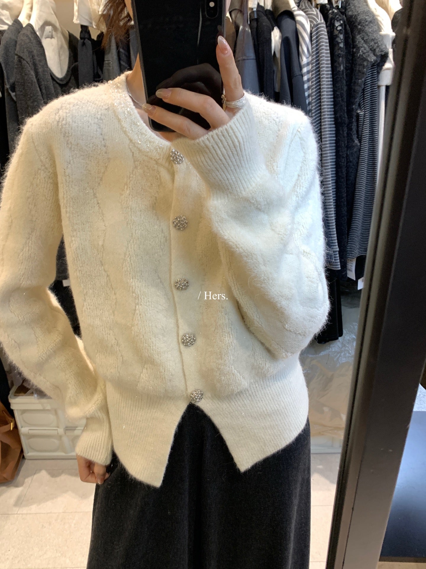 Hers - 小香風精緻毛衣  92438#