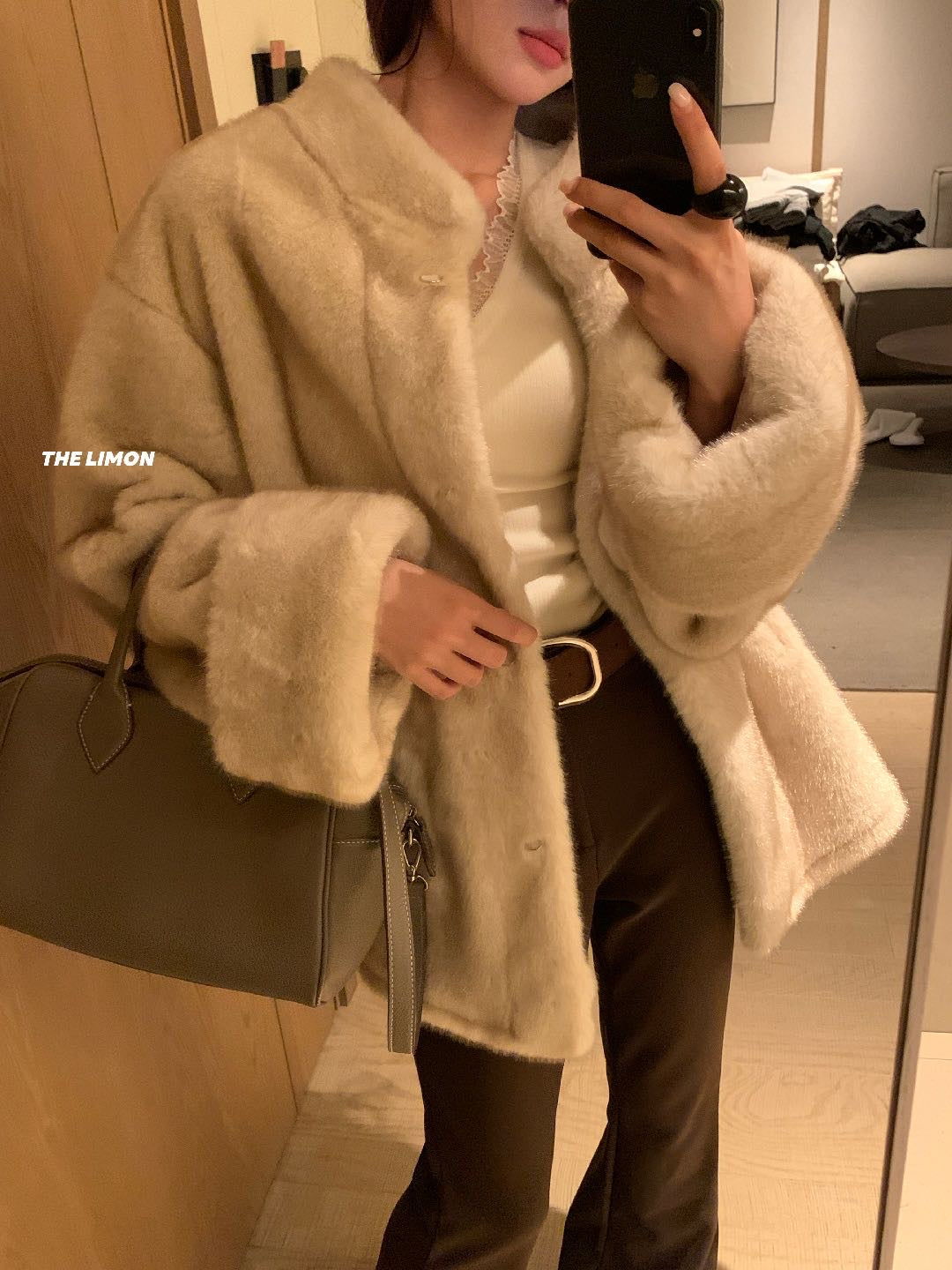 Limon - 柔柔的毛毛外套 1128#