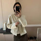 HERS - 玫瑰扣小香風外套  92166#
