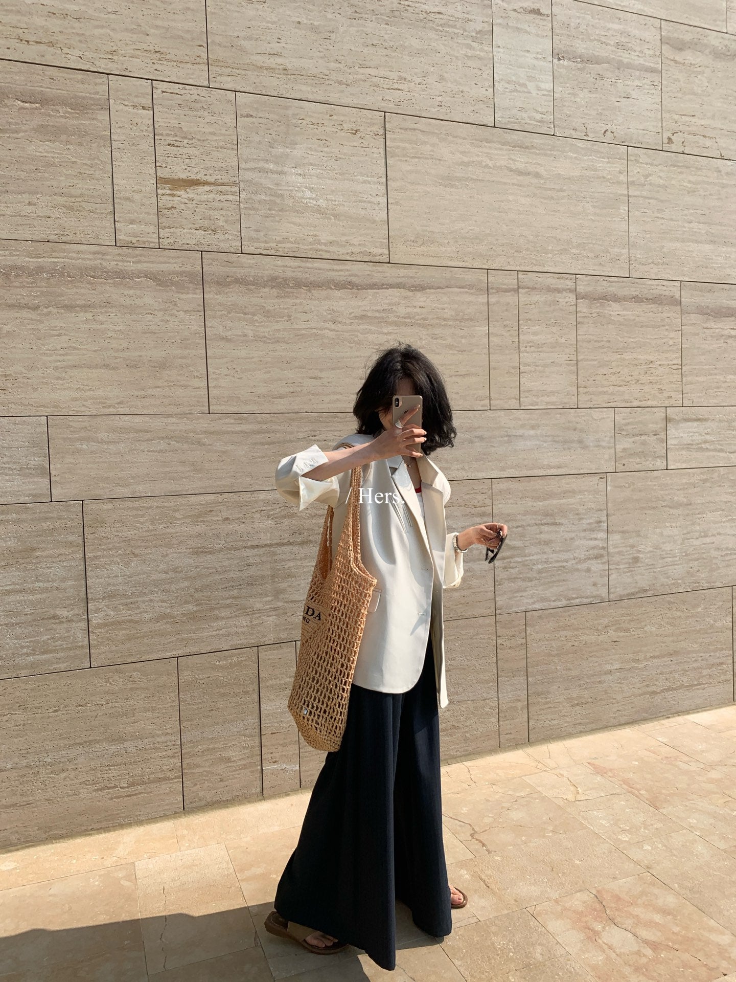 Hers -  氣質廓版西裝外套    80259#