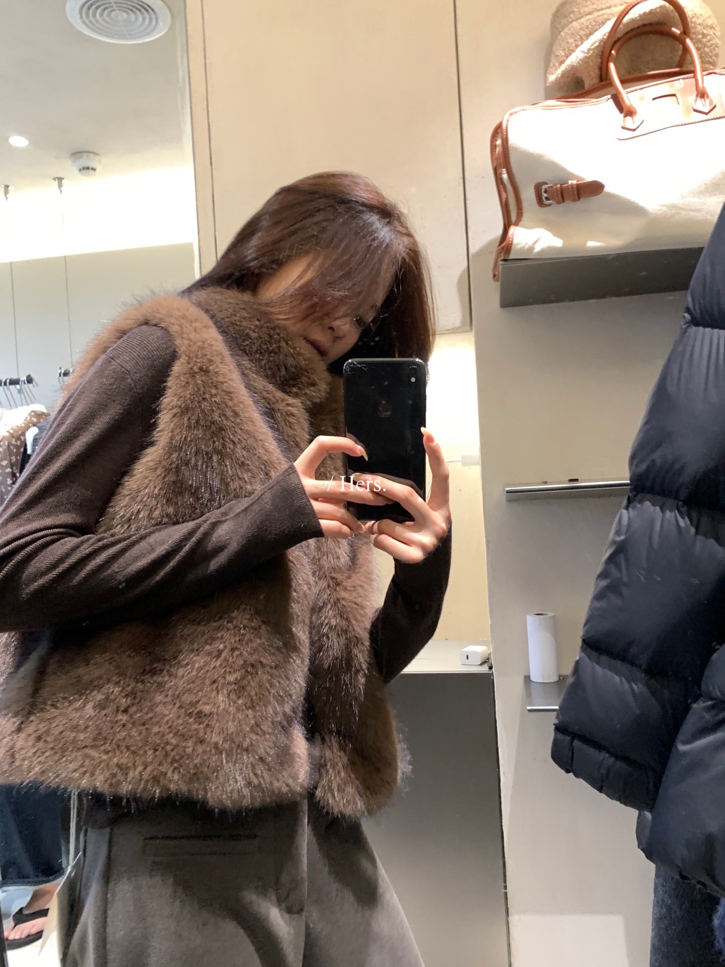 HERS - 毛絨馬甲  92519#