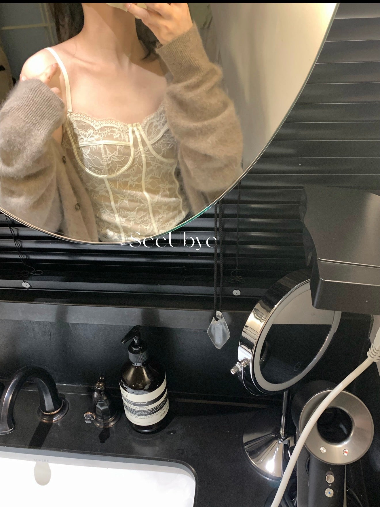 seeUbye - 蕾絲吊帶內搭  185#