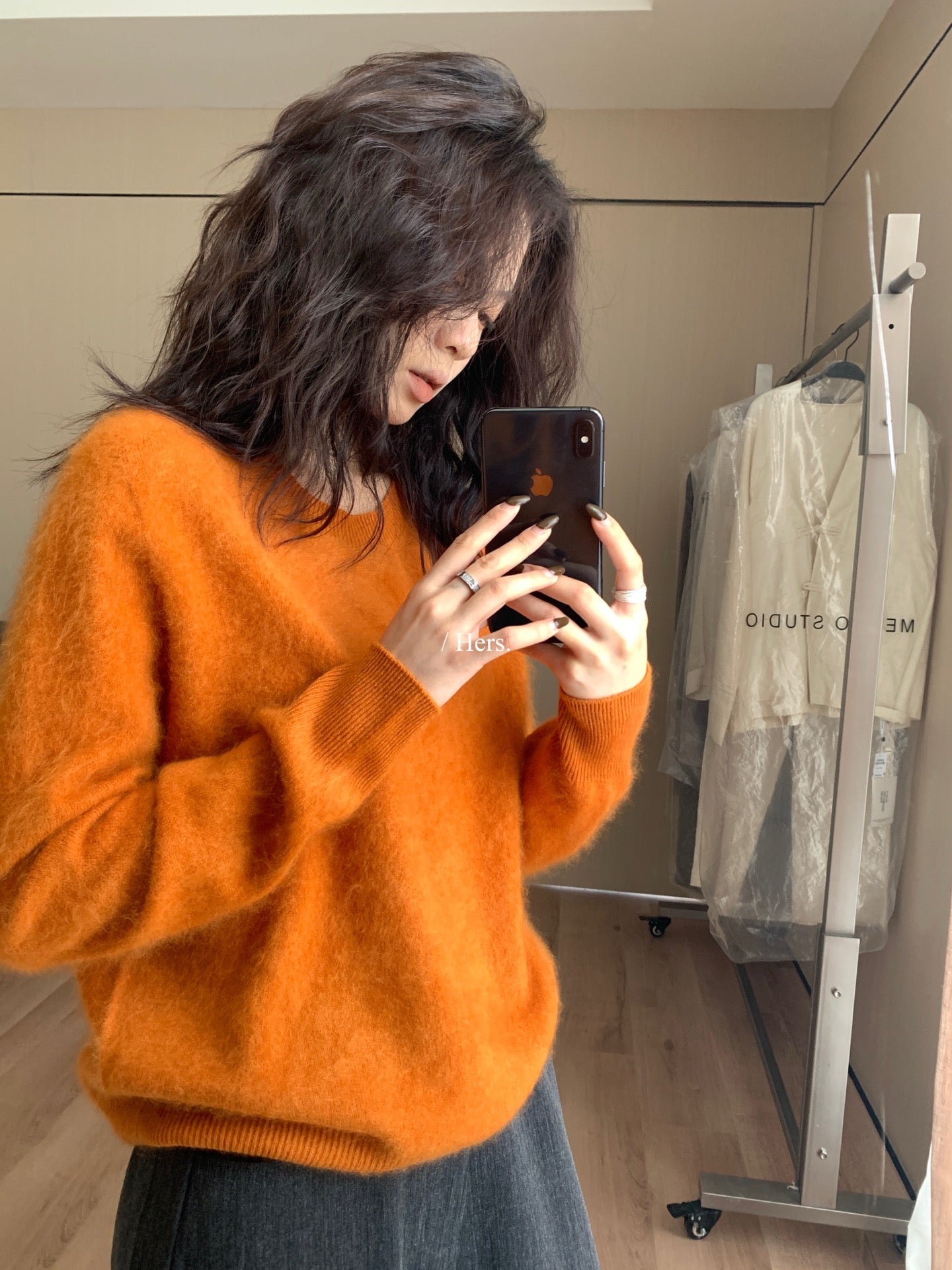 Metwo - 高品羊毛拉毛毛衣  92392#