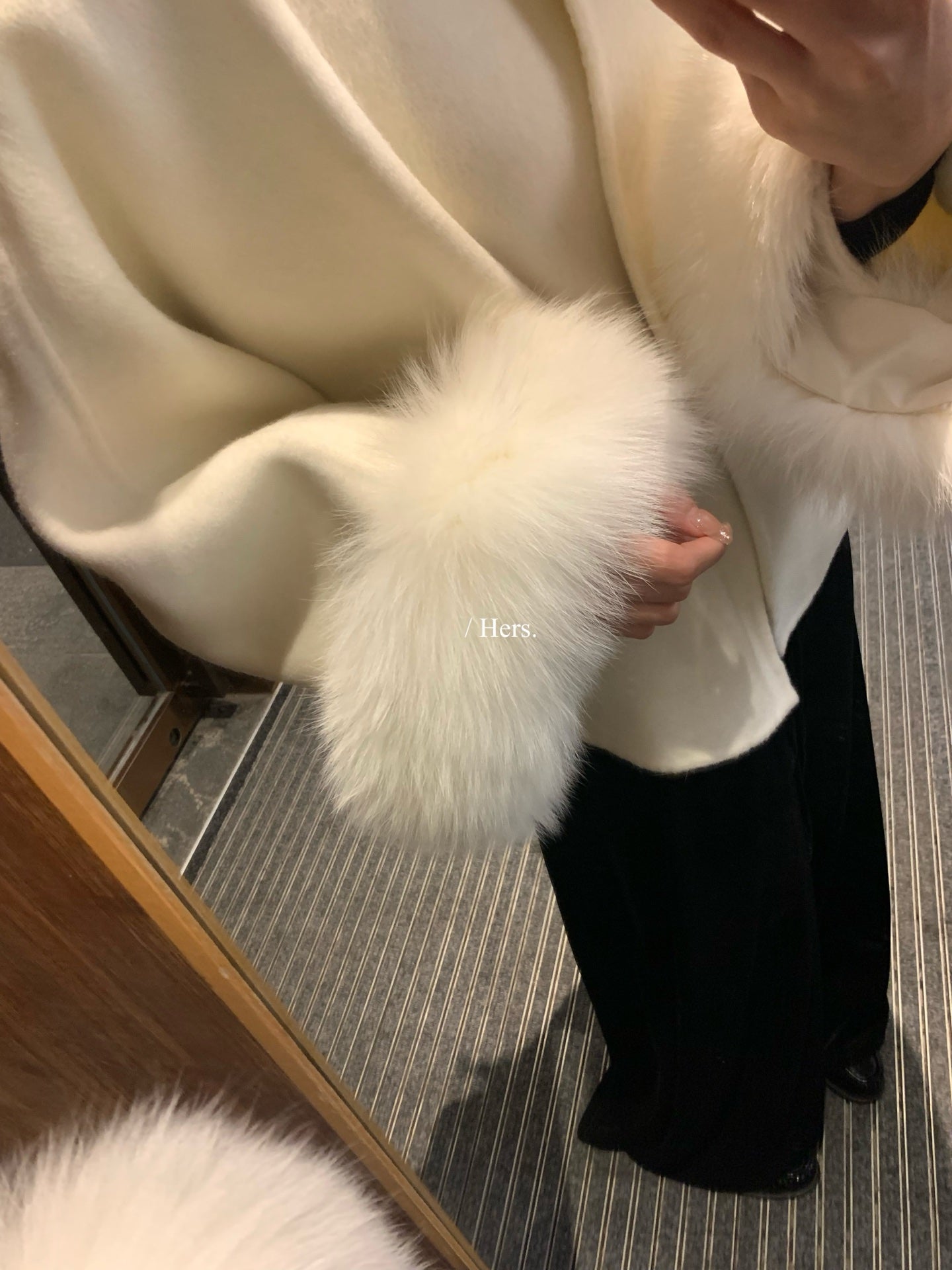 Hers - 重工雙面羊毛外套  92631#