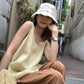 Hers - 橘調亞麻懶人褲   80464#