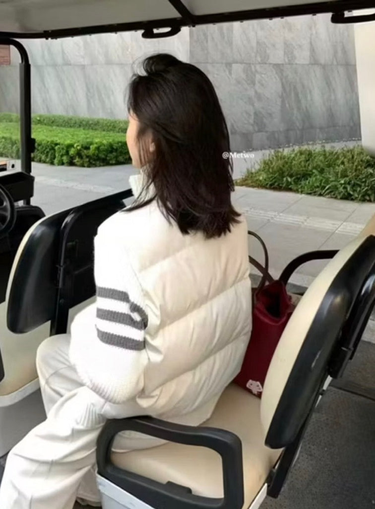 現貨* Metwo 條紋羽絨外套  #2248