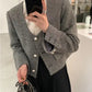 HERS>小香風U領外套  8105#