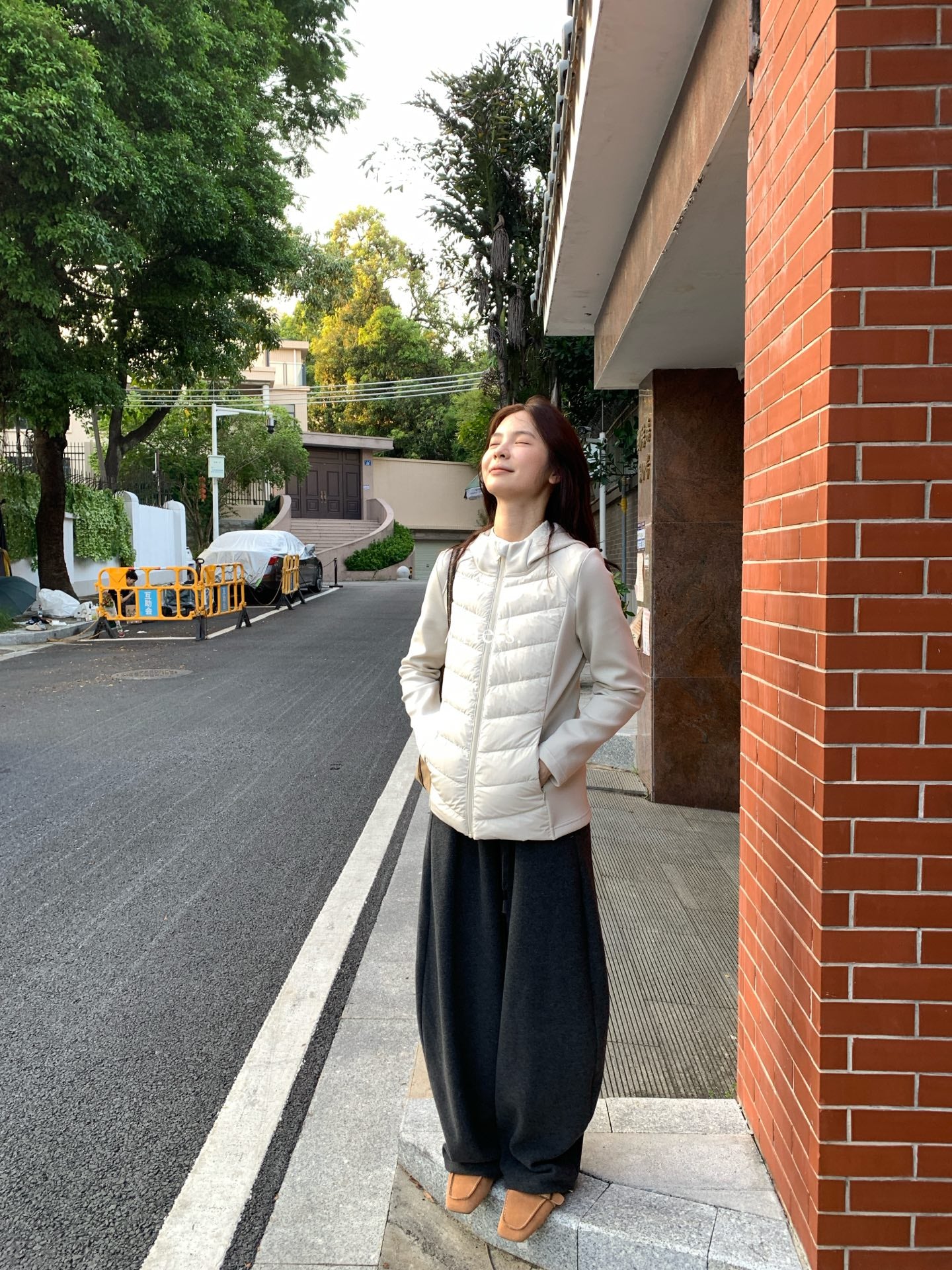 HERS - 小蠻腰蒙口空氣棉羽絨服 92577#