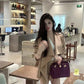YJIA - 英倫風大翻領綁帶收腰風衣  8276#