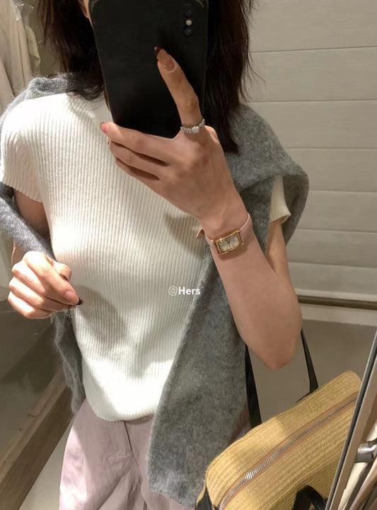 HERS> 純色日常針織衫 20352#