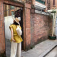 METWO> 顯白色系棉麻腰帶襯衫 8271#