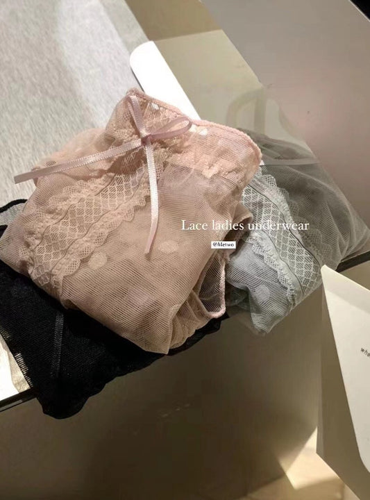 METWO>這組很美!蕾絲內褲 10#
