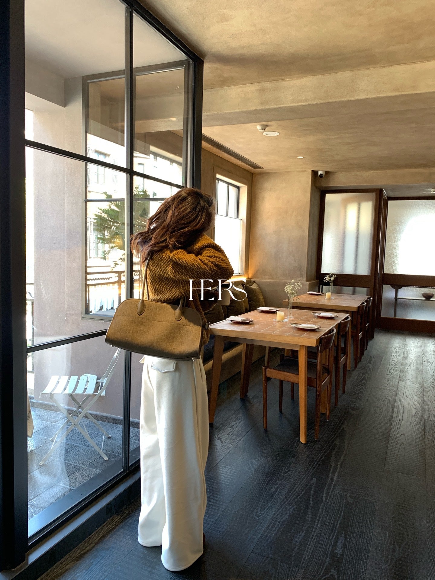 seeUbye - 撞色領口兩穿毛衣 92786#