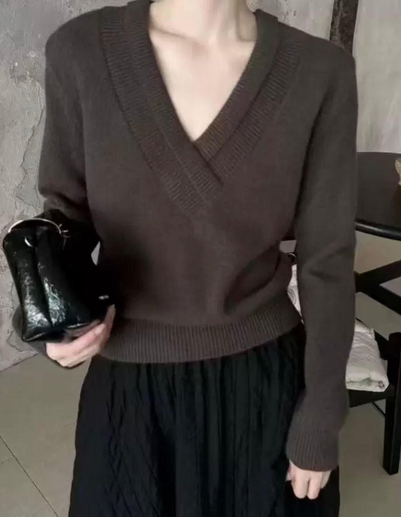 Hers -  V領毛衣   92622#