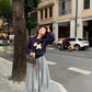HERS>  造型感毛呢氣球半裙 10510#