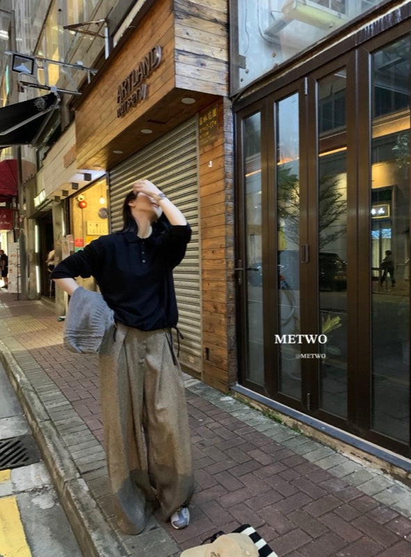 METWO> 愛心刺繡抽繩衛衣#2015#