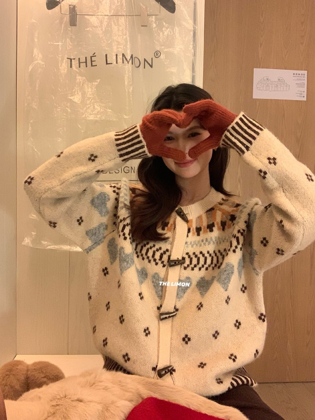 Limon - 羊駝毛衣開衫  2287#