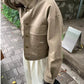 HERS> 韓代水洗牛仔棉外套 0938#