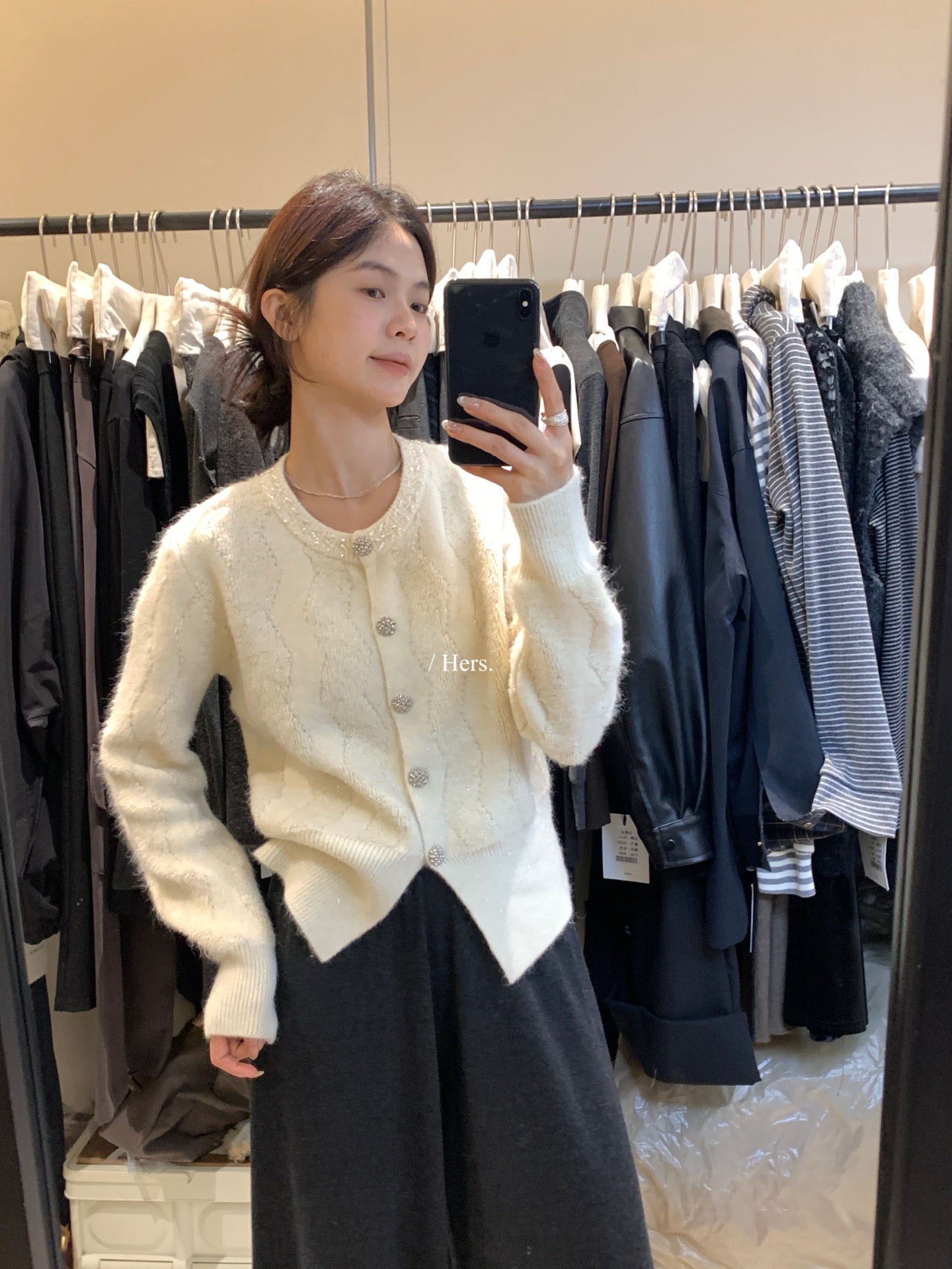 Hers - 小香風精緻毛衣  92438#