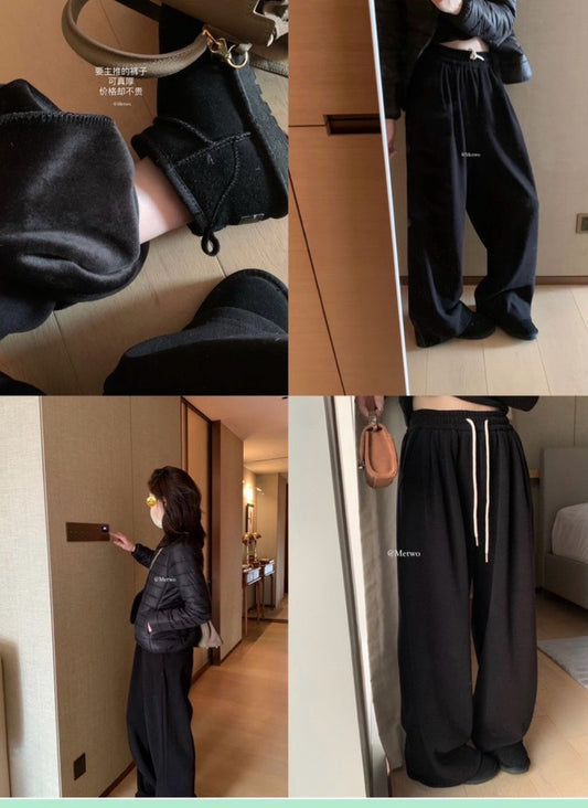 Metwo - 4色加絨褲 2244#