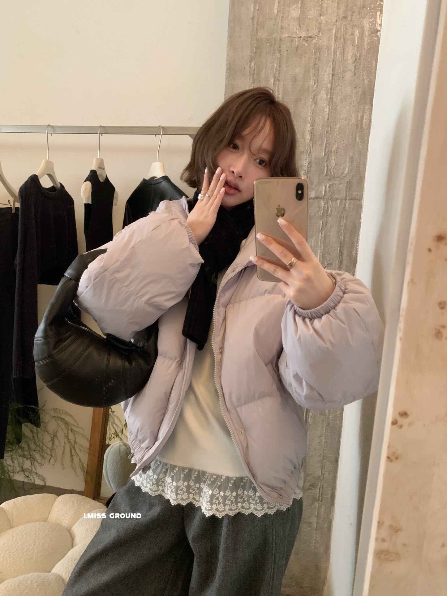 i miss - 百搭連帽羽絨服 31121#