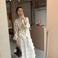 HERS> 中式提花襯衫&蛋糕裙 20419#