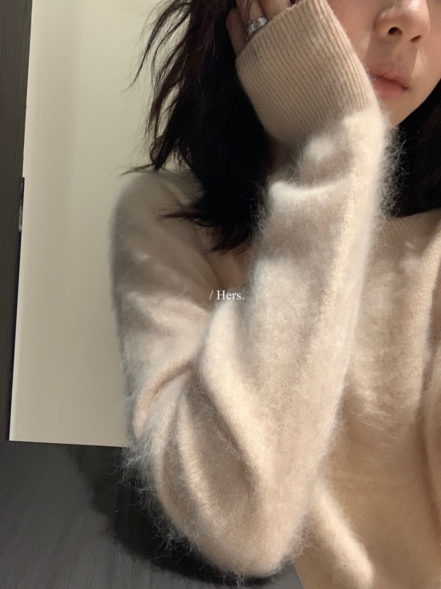 Metwo - 高品羊毛拉毛毛衣  92392#