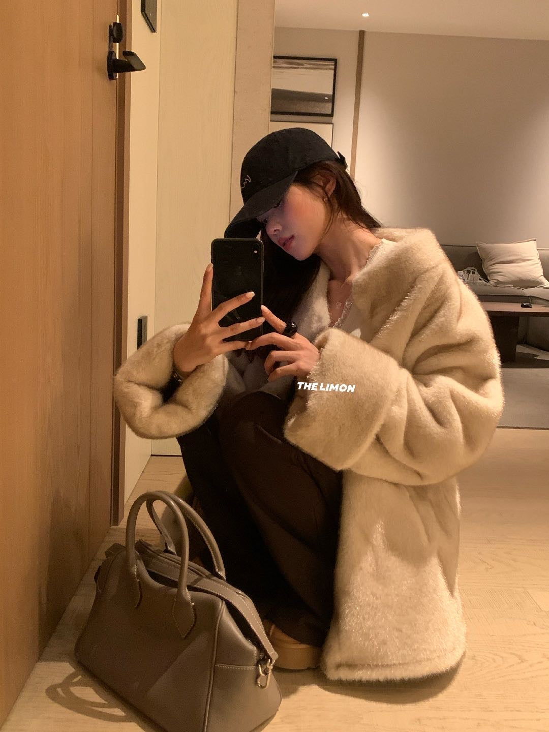 Limon - 柔柔的毛毛外套 1128#