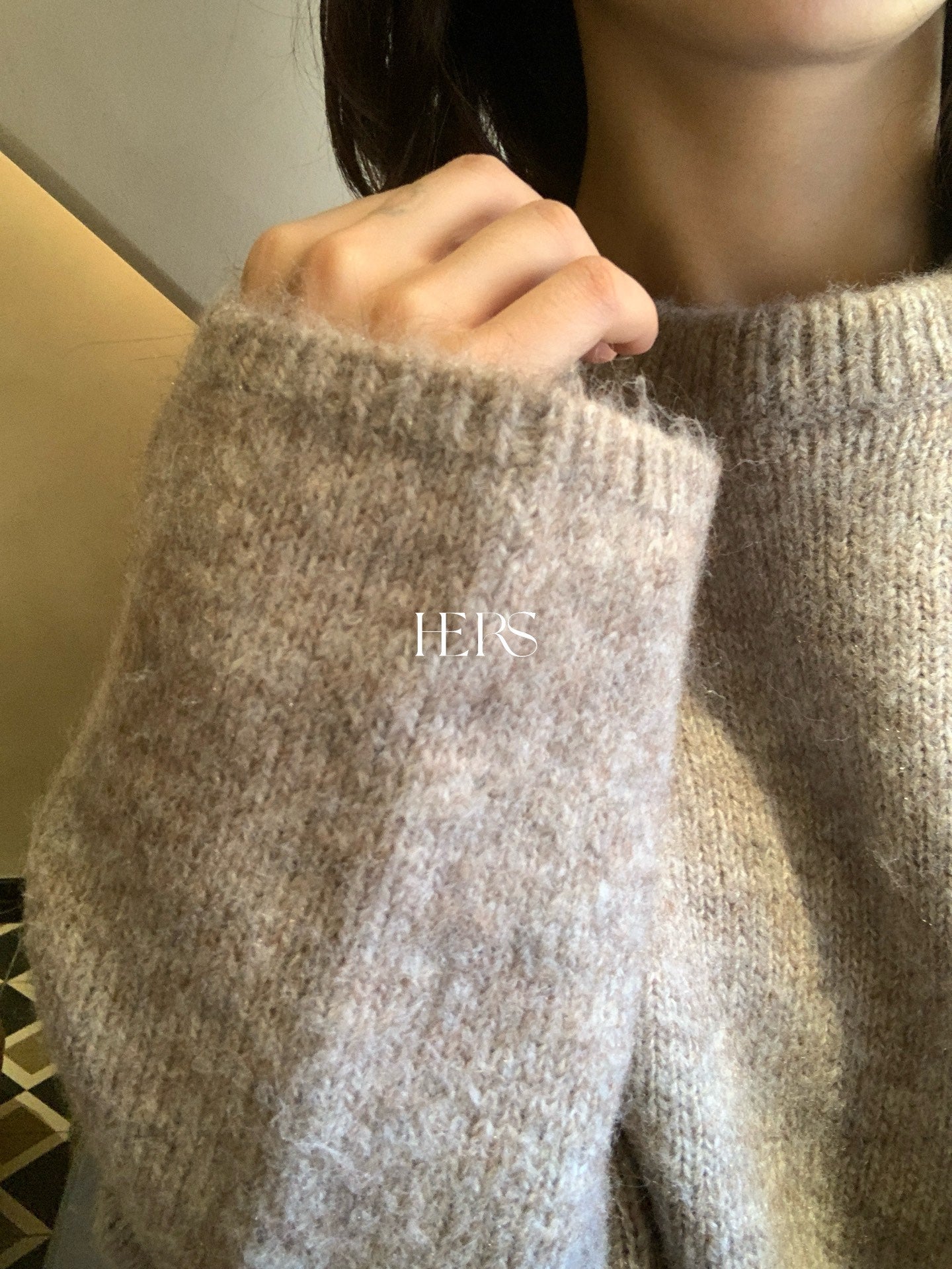 seeUbye - 長年款 經典大版毛衣  2076#