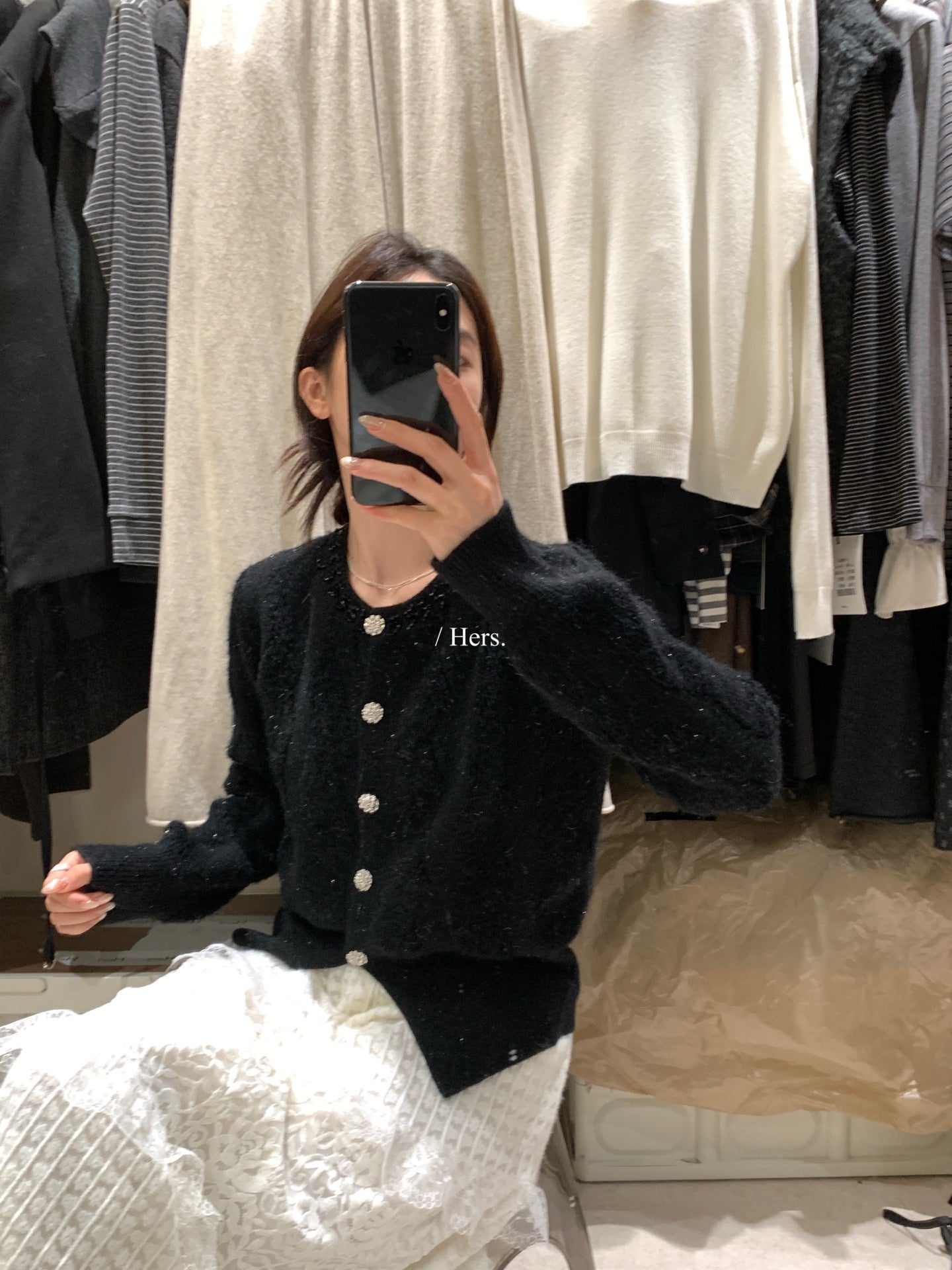 Hers - 小香風精緻毛衣  92438#