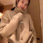HERS> 立領厚實毛衣  10513#