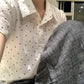 HERS> 波點麻襯衫 9525#